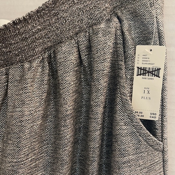 Anthropology Metallic Jogger Pants - Picture 6 of 8